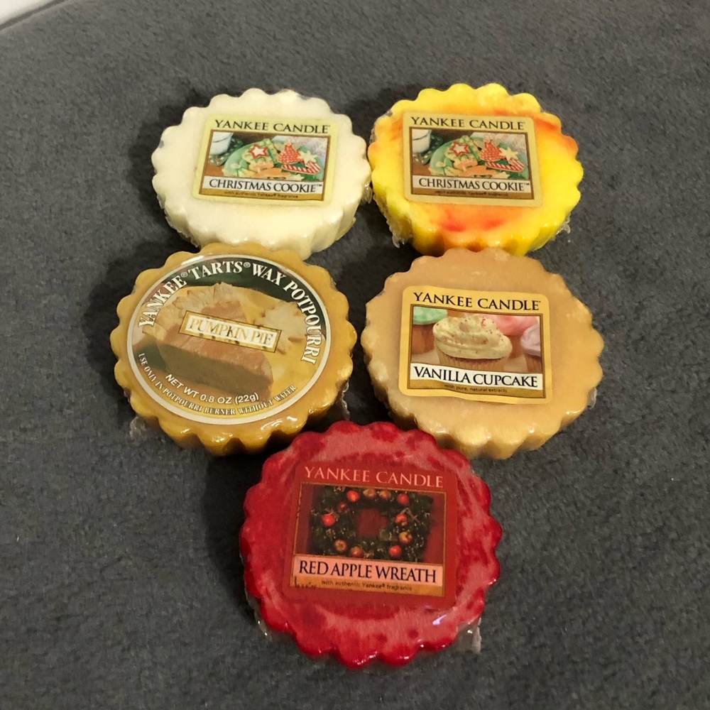 Yankee Candle Retired Tarts Wax Melts - Lot of 5